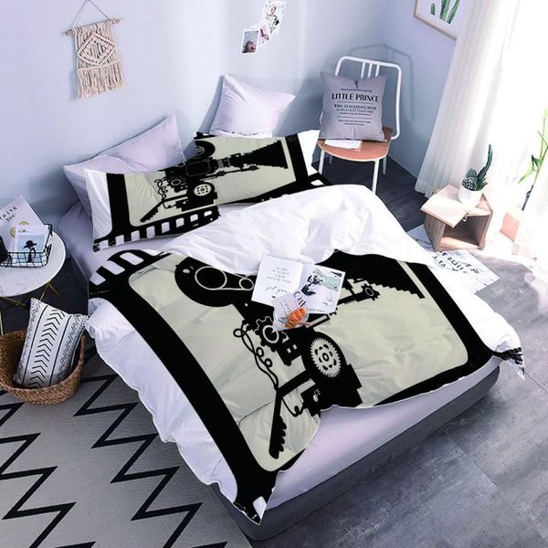 

bedding sets fashionable movie machine supplies home textiles single bed double duvet cover pillow case sheet boy girl set