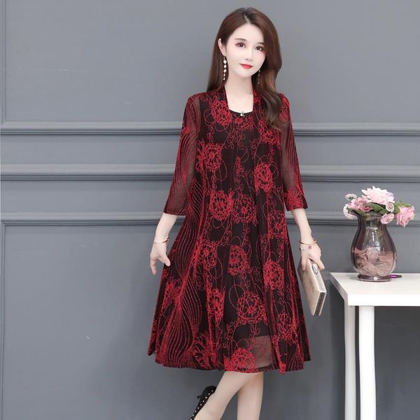 

plus size tracksuits 2021 summer women cardigan cloak + vest dress sequins perspective long shirt, Black