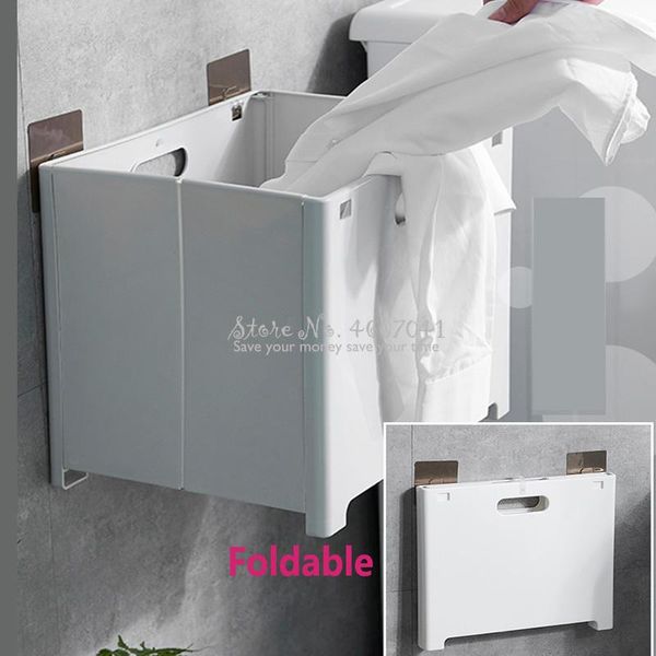

foldable dirty clothes storage basket hangable waterproof bathroom laundry baskets toy organizer box for home or office & organization