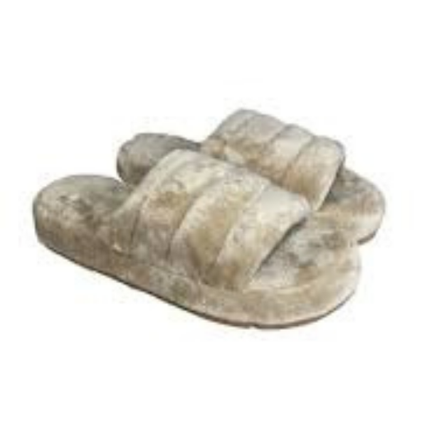 

women's home slippers open toe soft and warm high thick sole multicolored comfortable, Black