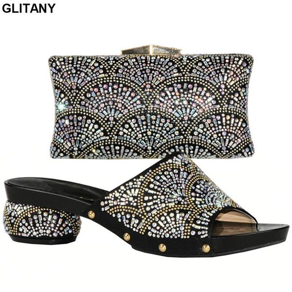 

dress shoes black color italian shoe with matching bag afrcian women and to match for parties wedding sets