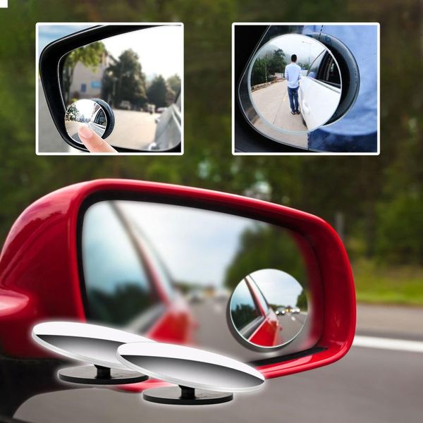 

party favor 2 pcs universal blind s pot mirror for car 360°waterproof rotatable c onvex rearview