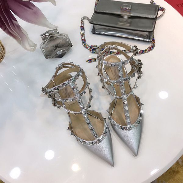 

2021 good quality fashion women luxurys designers shoes designer sandals womens luxury high heels sandal dress shoess with box size 35-41 -h, Black