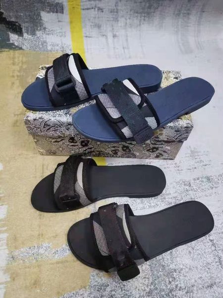 

early spring slippers 2022 flip-flops with casual leather 35-42 sizes black blue