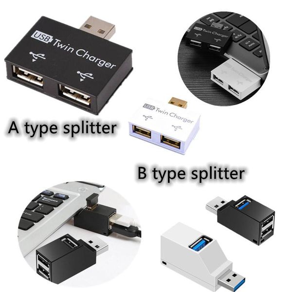 

hubs portable mini computer, u disk mouse, mobile phone high speed usb2.0 and 3.0 male ports usb hub charger distributor
