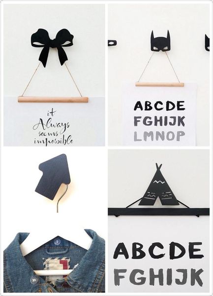 

hangers & racks creative wooden coat hooks more design boy/girls room pography props wall decorations organizer for baby ornament hanger