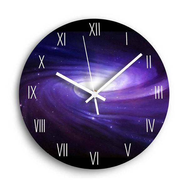 

wall clocks galaxy outer space clock for living room silent nebula stars art abstract universe home decor astronomy gifts