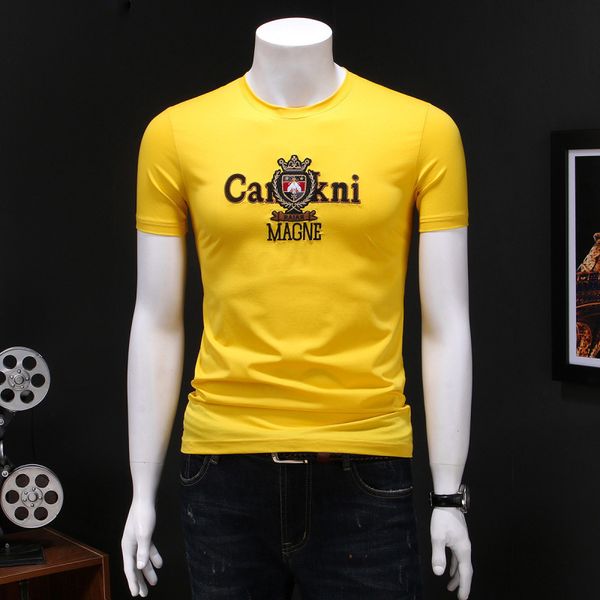 

fashion t shirts men's short sleeve 2021 summer large half top, White;black