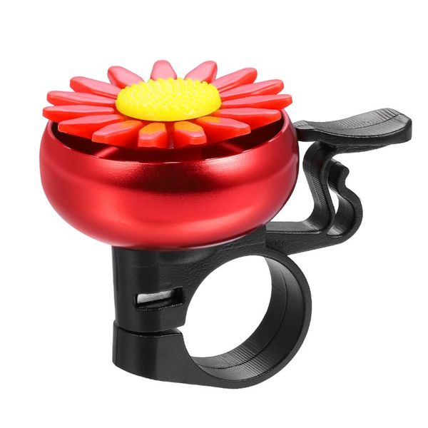 

bike horns vorcool sunflower shaped kids children cycling bell handlebar ring ringer horn (red)
