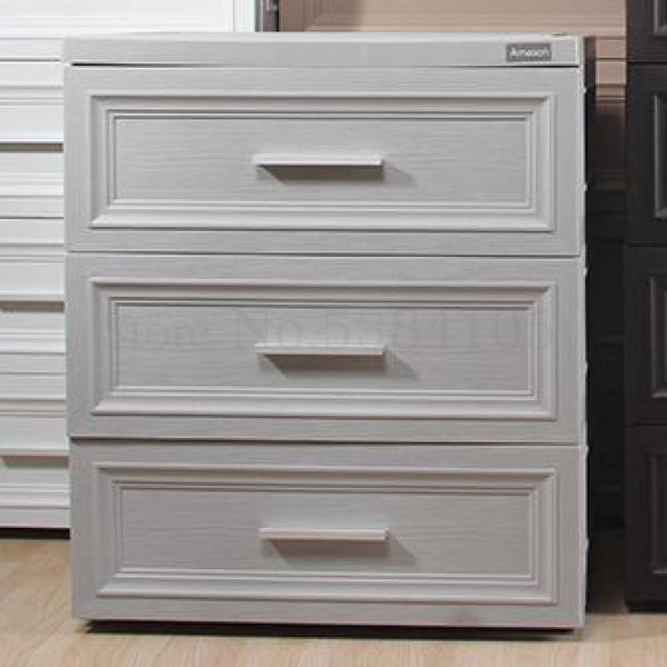 

storage baskets 48/58cm baby drawer receiver wardrobe european bedside finishing box plastic five-bucket cabinet
