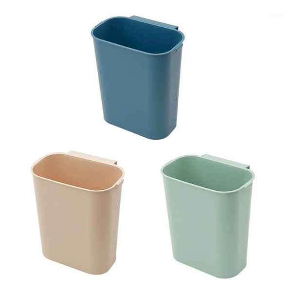 

storage bottles & jars home kitchen hanging trash can slide cover cabinet door garbage bin car bathroom rubbish waste paper basket bucket