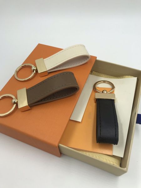 

fashion key buckle car keychain handmade leather keychains men women bag pendant accessories 9 color, Silver