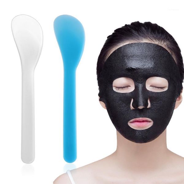 

sale face mask spoon plastic reuse diy mix tools cosmetic scoop mini skin care tool makeup scoop1