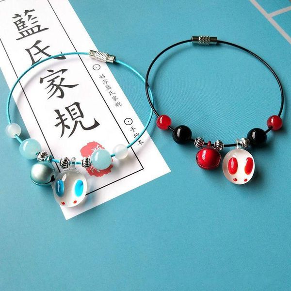 

bangle the untamed grandmaster of demonic cultivation mo dao zu shi weiwuxian lanzhan bracelet cosplay, Black