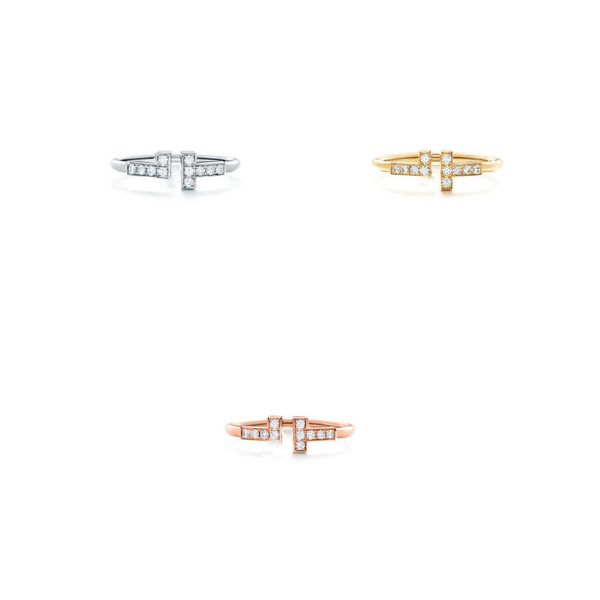 

cluster rings classic fashion style gem-set wire ring, three color, Golden;silver