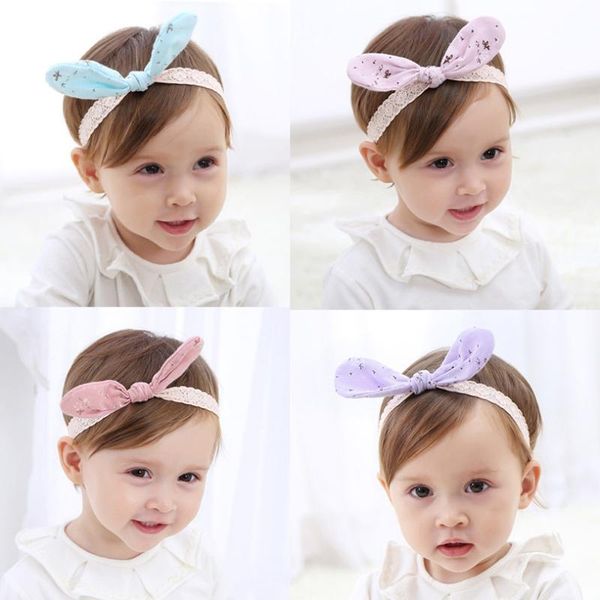 

hair accessories 2021 arrival baby girl ear hariband easter headband lovely children headdress wholesale, Slivery;white