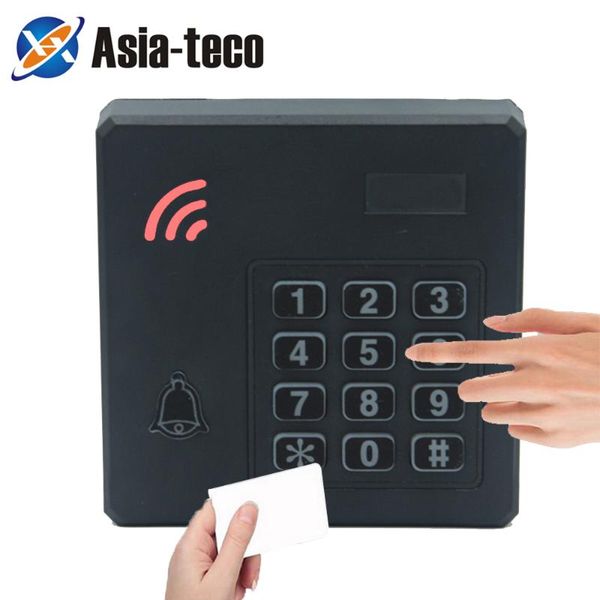 

waterproof rfid 125khz 13.56mhz id ic reader 2000 users proximity entry door lock access control keyboard fingerprint