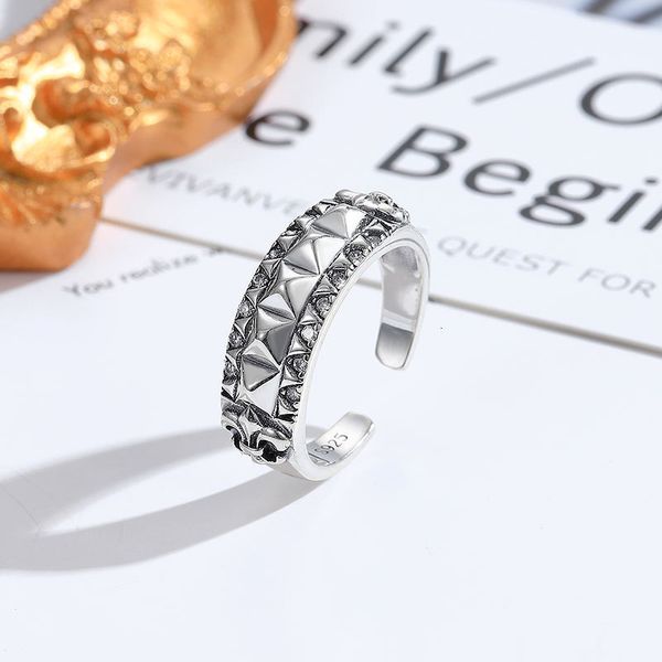 

ring s925 silver diamond fashion opening female niche design simple batch