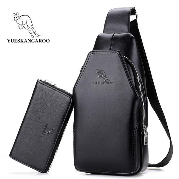 

waist bags yueskangraoo men chest fashion shoulder crossbody bag for pack ha-025