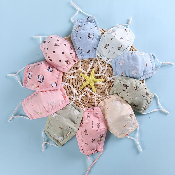 

printed children's gauze infant cotton mask for 1-3 years old