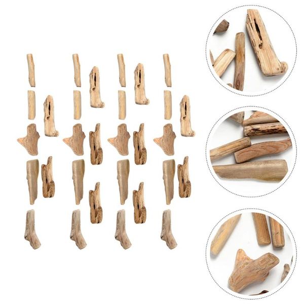 

decorations 30pcs fish tank floodwood decors wooden stick underwater
