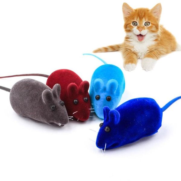 

cat toys 3 pcs pet cats colorful funny mouse for solving boredom kittens squeaky