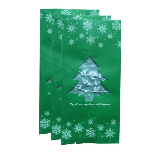 

gift wrap 50 pcs candy bags christmas tree snowflake pattern creative biscuit bag for party