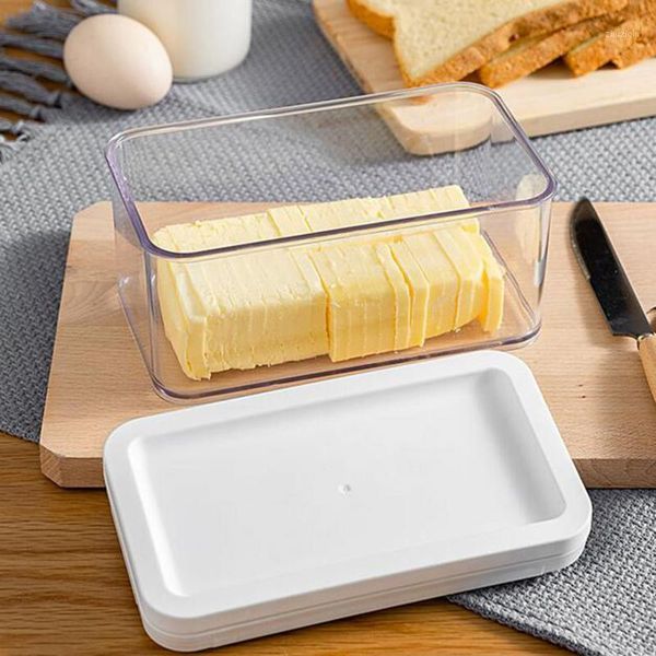 

storage bottles & jars food container butter crisper home tableware box with lid for kitchen