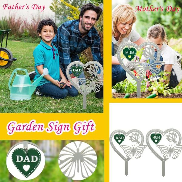 

mother's day father's memorial gift butterfly insert garden decoration gardening balcony pendant home decorations