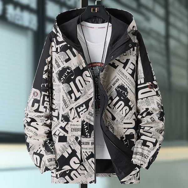 

men's jackets drop casual autumn hooded coats men outerwear spliced jacket brand oversize male clothing streetwear c9cu, Black;brown