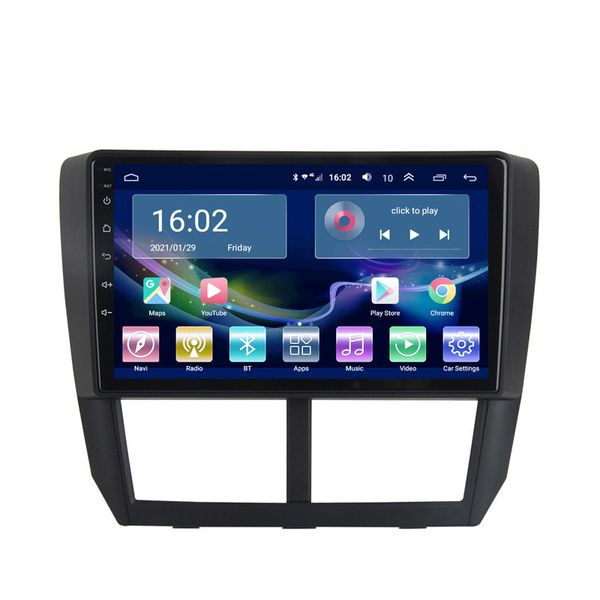 Carro Rádio DVD Player Navi Vídeo para Subaru Forester 2008-2012 Android 32g GPS com WiFi AUX Bluetooth Espelho Link OBD2