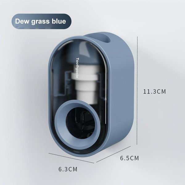 

durable bathroom accessories toothbrush holder automatic toothpaste dispenser wall mount rack tools bath accessory set