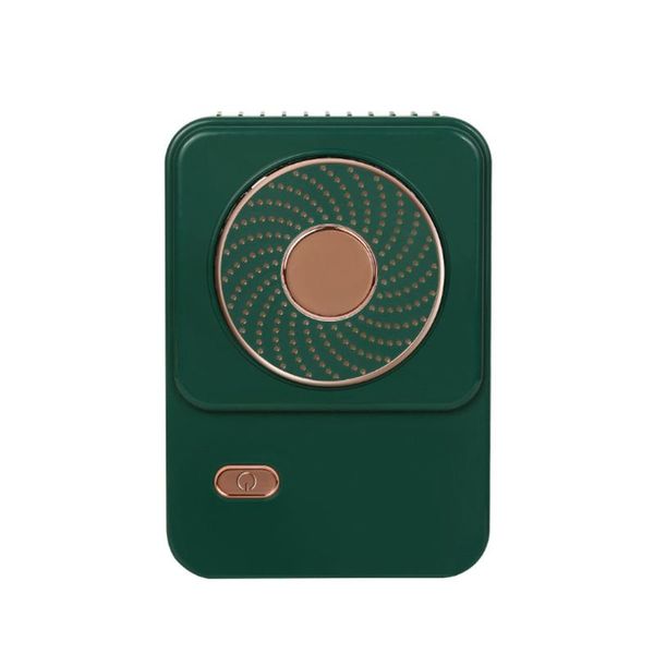 

electric fans usb rechargeable hanging neck lazy small fan leafless charging portable for outdoor travel office dropship