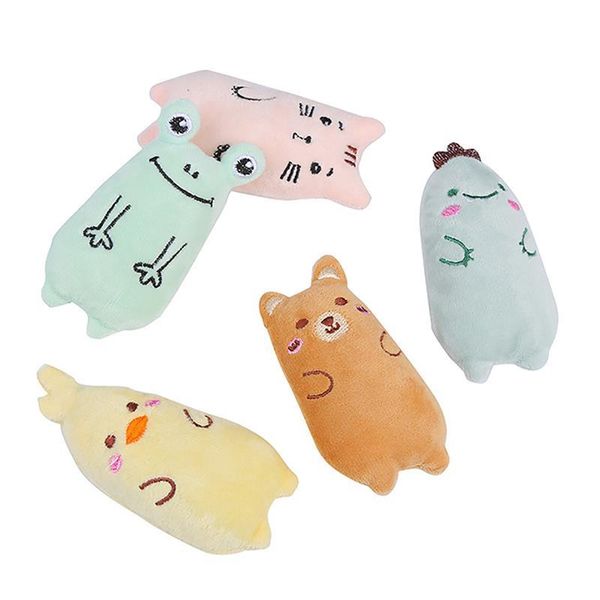 

cat toys chewing toy plush catnip kitten interactive entertaining bite resistant pet for cats dogs