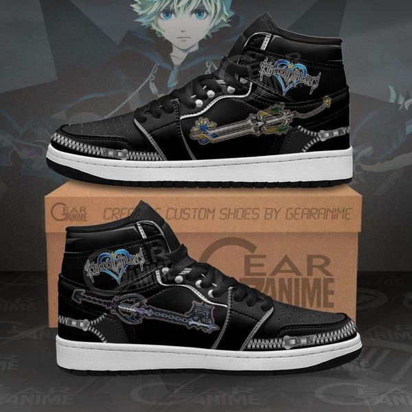 

kingdom hearts roxas sword sneakers anime sport shoes