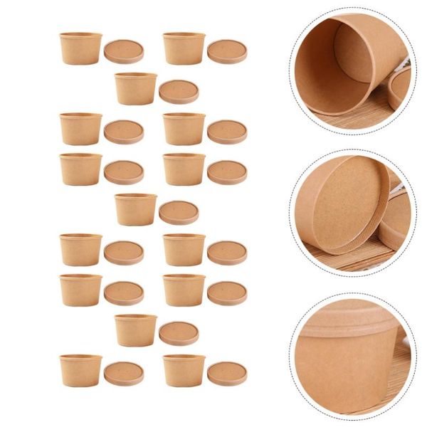 

water bottles 25 sets practical takeout boxes durable portable soup containers