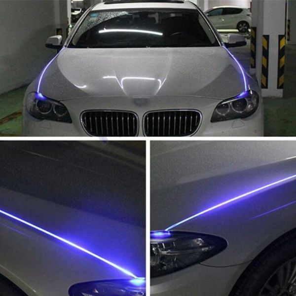 

flexible lights strip accessories atmosphere blue decoration hood lamps interior&external