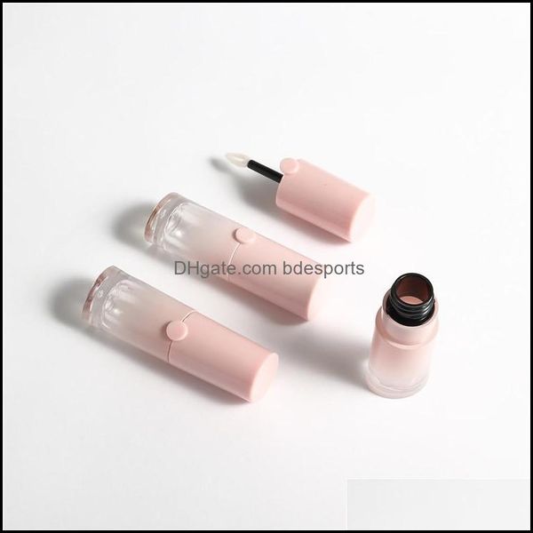 Organização de armazenamento Organização Home Garda de Gardenha Home Jarts Jarros Atacado Cosmético Lip Gloss Pacoteling Recipiente de 6 ml de gradiente de plástico e