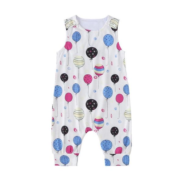 

jumpsuits sleeveless rompers cotton born baby girl boy easter clothes romper playsuit sunsuit outfit set 0-18 months, Blue