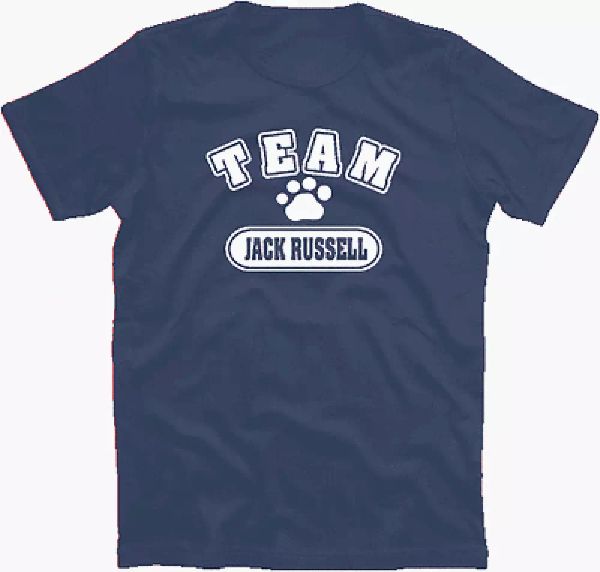 

team jack russell puppy dog kids t-shirt 104-164, White;black