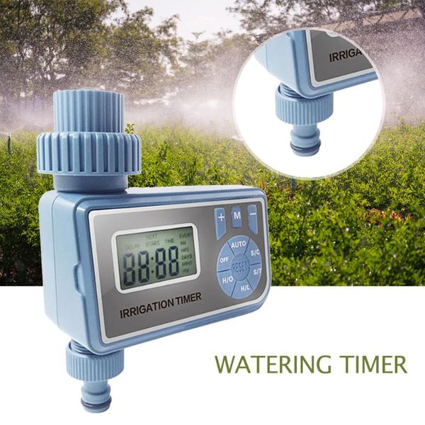 

programmable battery operated watering timer garden water sprinkler irrigation controller program system equipments