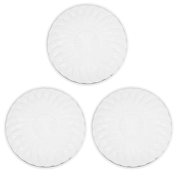 

dishes & plates 3pcs creative crystal glass snack fruit candy trays (transparent)