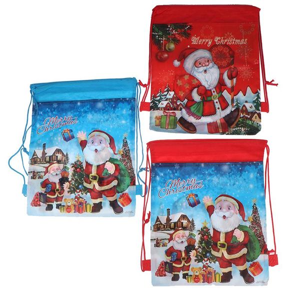 

gift wrap 1pcs merry christmas bags santa claus xmas tree packing happy year 2021 candy navidad