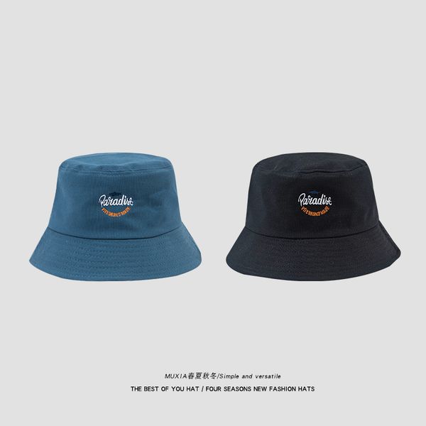 

shark embroidered fisherman's hat wo summer fashion versatile men's sun protection sunshade hat
