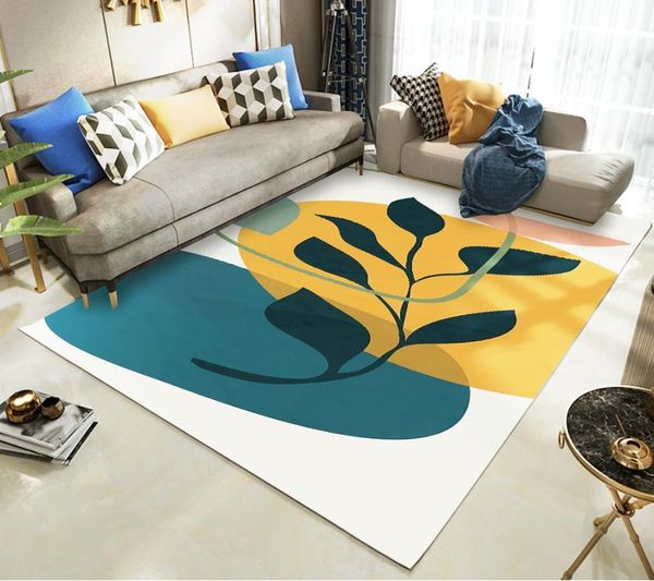 

carpets nordic minimalist modern art living room coffee table sofa carpet net red home bedroom bedside blanket