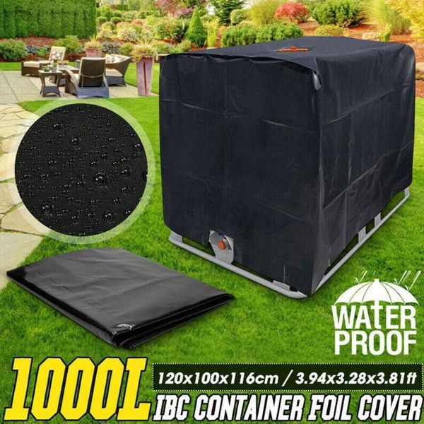 

shade green 1000 liters ibc container aluminum foil waterproof and dustproof cover rainwater tank oxford cloth uv protection