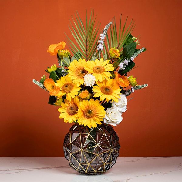

decorative flowers & wreaths modern contracted simulation flower deskfurnishing articles arranging artificial fall party decor
