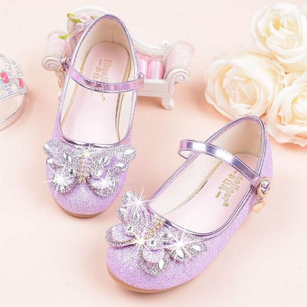 

sneakers girls rhinestone glitter butterfly dancing shoes with plat, kids' casual ,3 colors, Black;red
