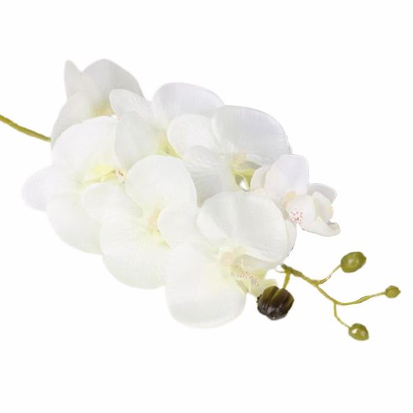 

decorative flowers & wreaths 7head wedding diy home decoration table garden artificial butterfly orchid bedroom el party office fake silk fl