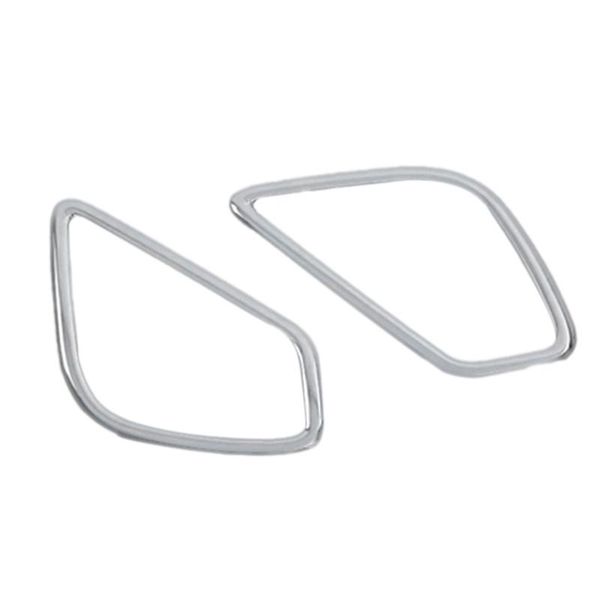 

chrome cover trim back tail rear fog light lamp frame stick 2pcs for mitsubishi eclipse cross 2021 other lighting system